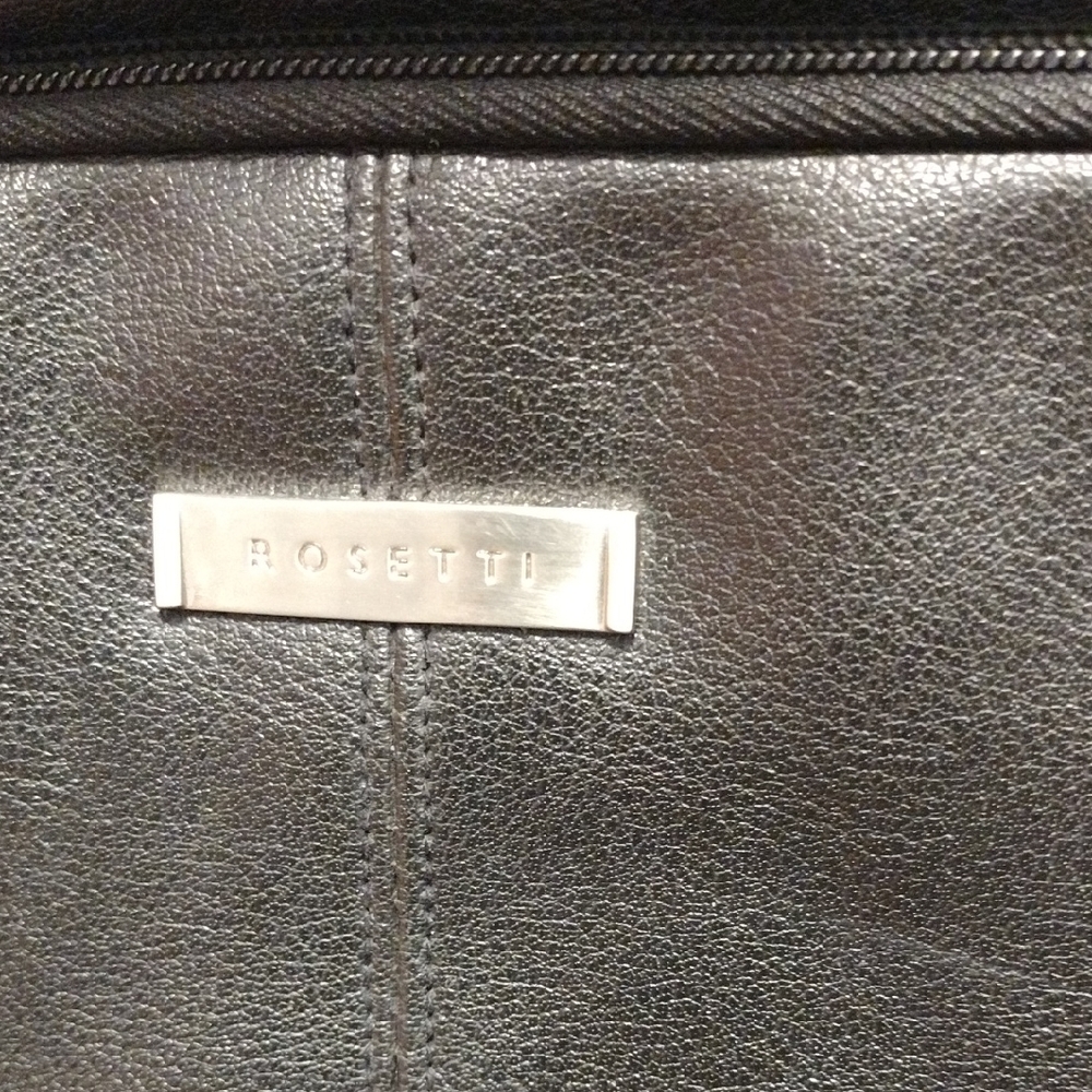 Black Leather Backpack - Picture 2 of 8